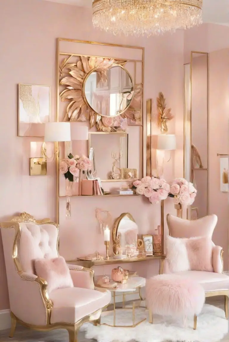 Steps to Achieve an Elegant Blush & Gold Theme: Best 2024 5 Ideas for Girly Apartment Decor