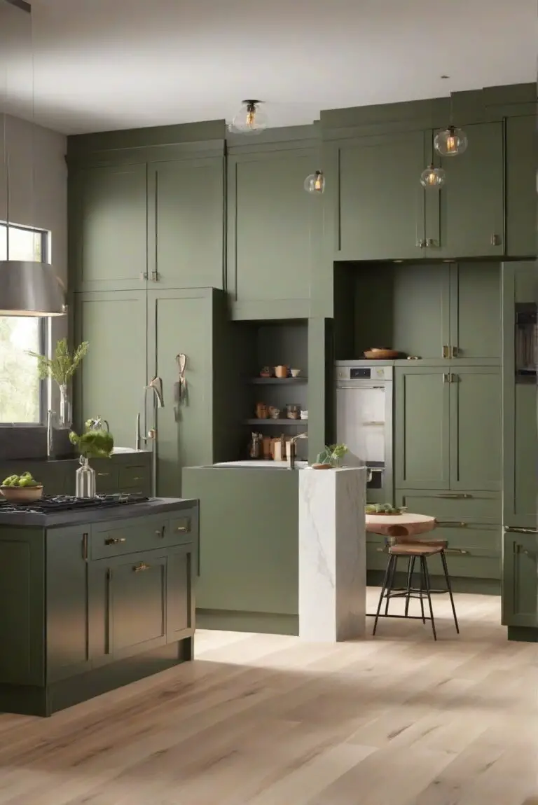 2024 Best Colors Combination: Cedar Green 2034-40 by Benjamin Moore – Elevating Your Kitchen?