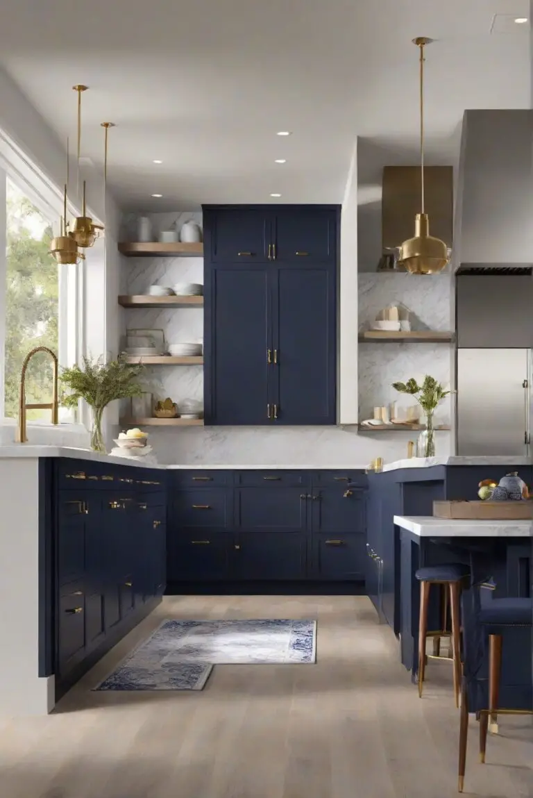 2024 Best Colors Combination: Hale Navy by Benjamin Moore – Dive into Deep Blues for Your Kitchen?