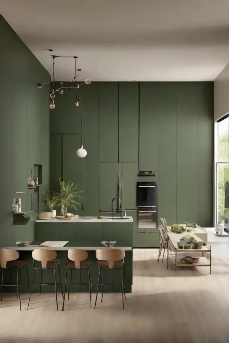 2024 Best Colors Combination: Vine Green 2034-20 by Benjamin Moore – Energizing Your Kitchen?