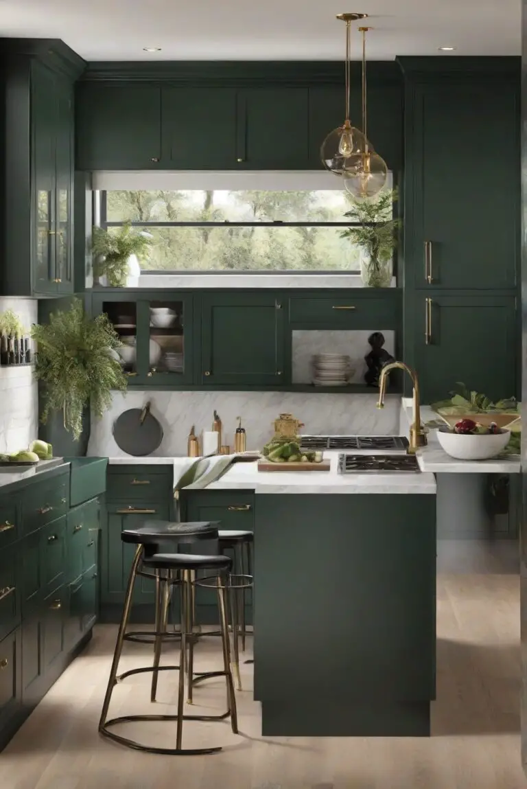 2024 Best Wall Paint Color: Black Forest Green 2146-10 by Benjamin Moore – Amaze in Your Kitchen?