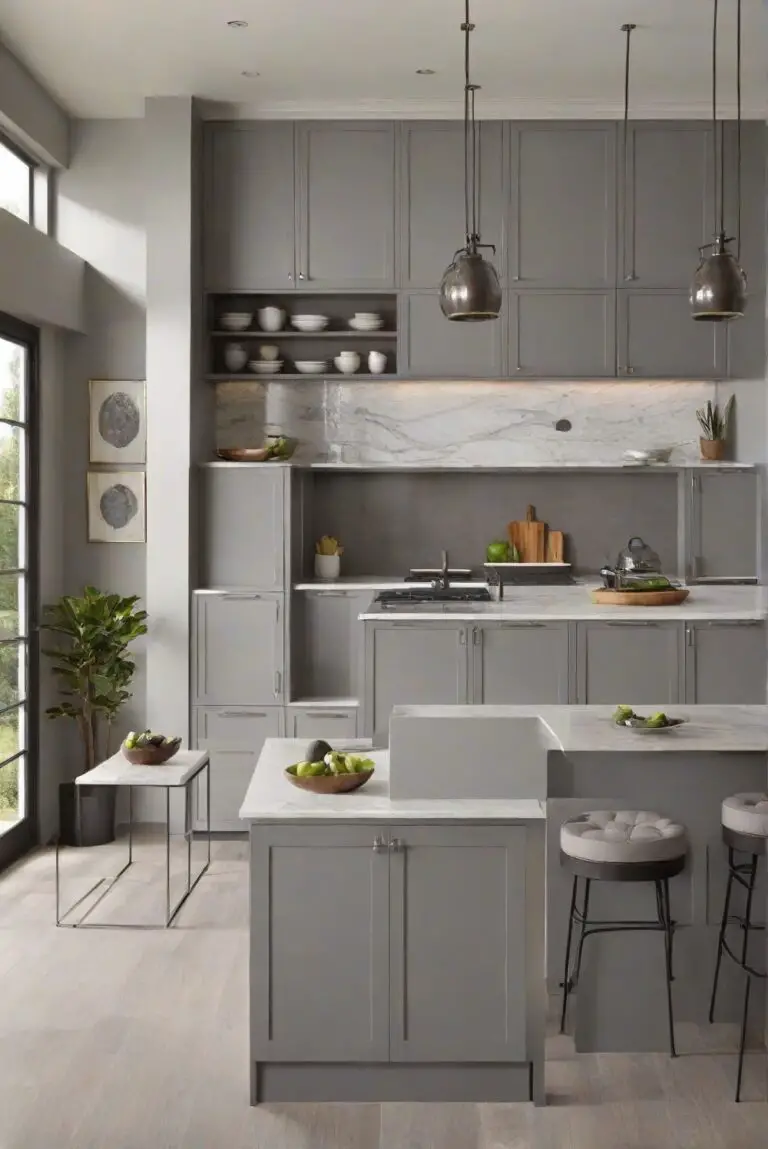 2024 Best Wall Paint Color: Gray Owl by Benjamin Moore – Elevate Your Kitchen’s Style?