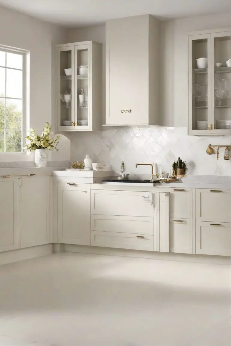2024 Best Wall Paint Color: White Dove by Benjamin Moore – Timeless Elegance in Your Kitchen?