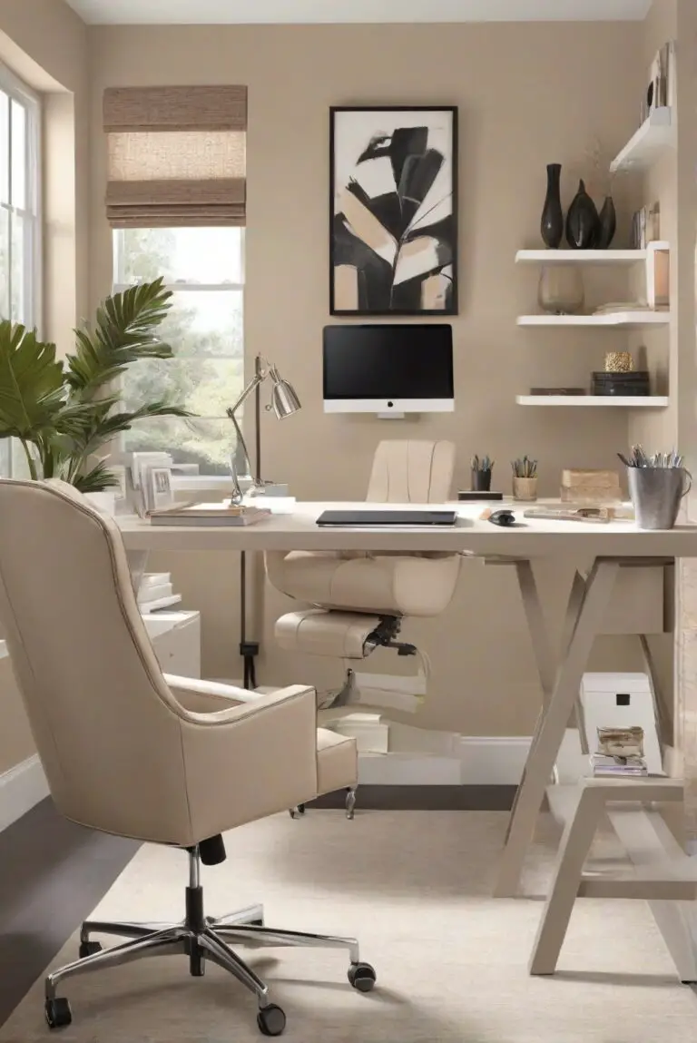 Accessibly Beige: Warmth and Comfort in Your 2024 Home Office
