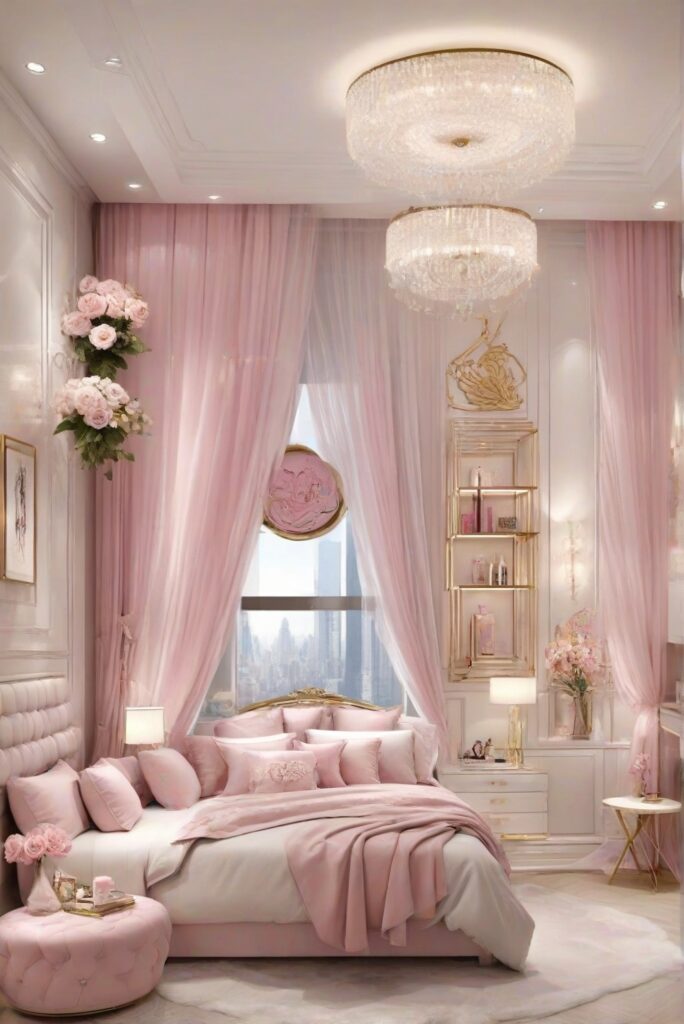 Achieving Chic and Luxurious Girly Apartment Decor with Ideas for Sleek ...