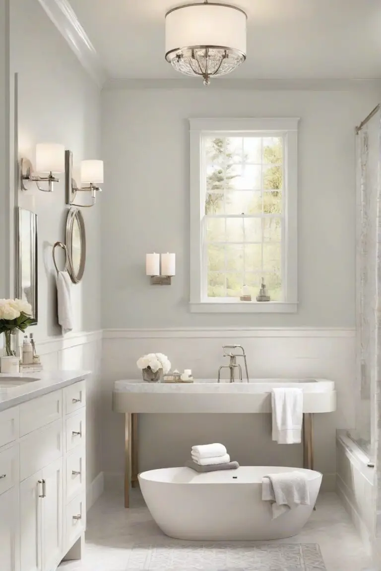 Alabaster Gleam Grace: Soft and Elegant (SW 2144) – 2024 Bathroom Elegance!