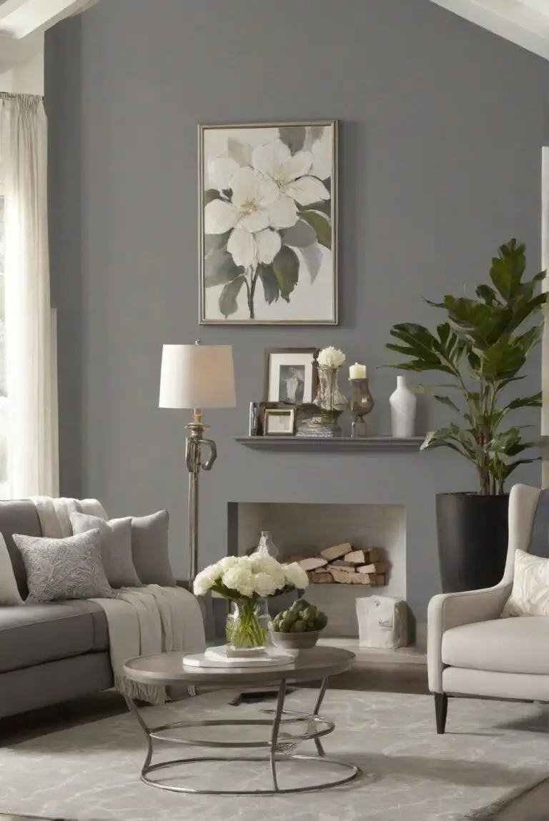 BM Amherst Gray (HC-167) Living Room Makeover: Timeless Elegance!