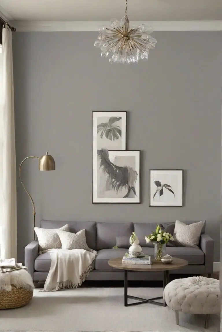 BM Gray Cashmere (2138-60) Living Room Luxury: Top Paint Choice!