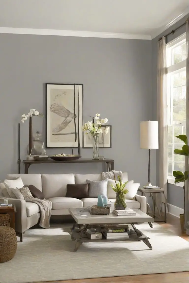 BM Gray Owl (2137-60) Living Room Charm: Best Paint Combo 2024!