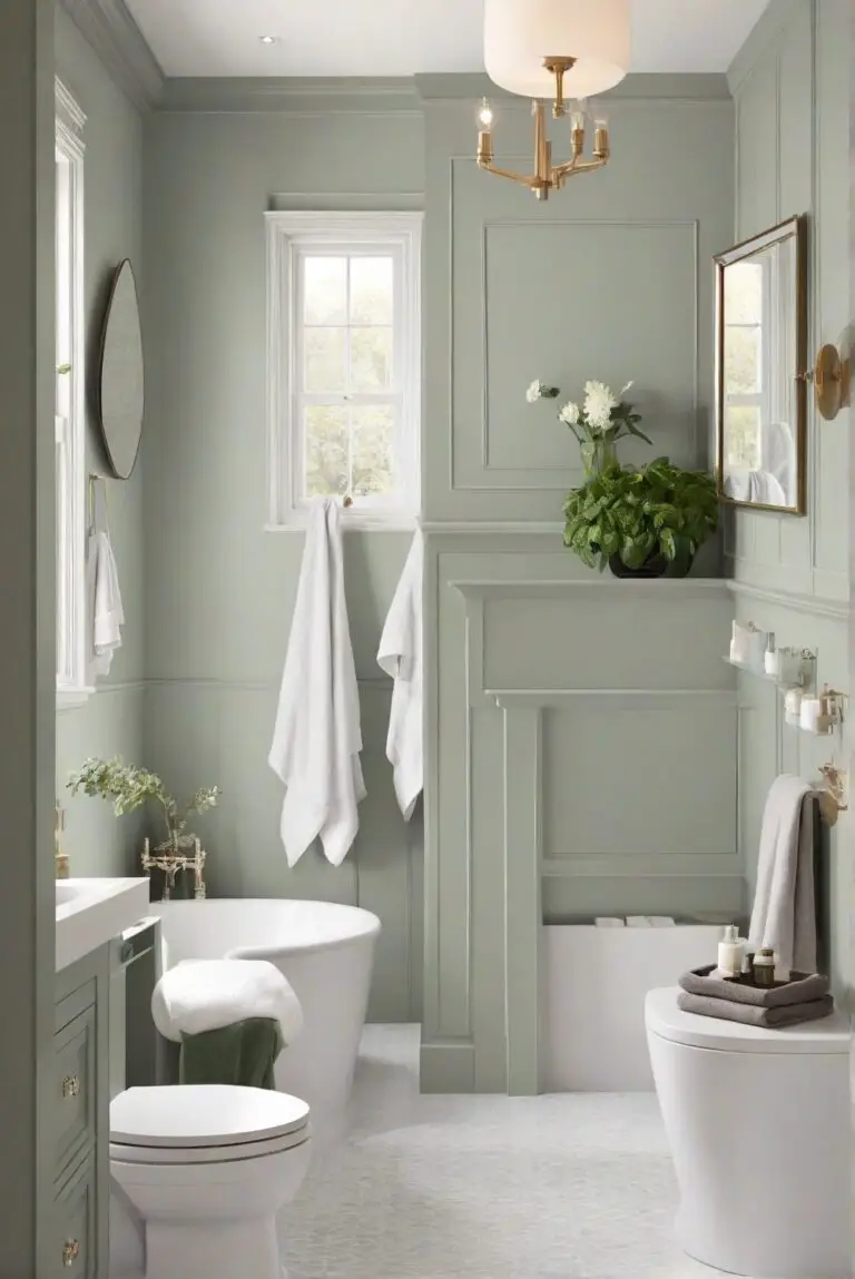 Basil Bliss: Green Tranquility for Your Bathroom (SW 6193)