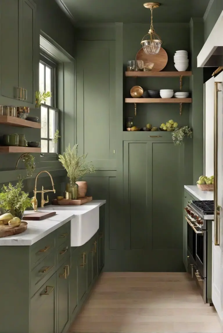 Best Wall Paint Color 2024: Caldwell Green HC-124 by Benjamin Moore –  Kitchen?