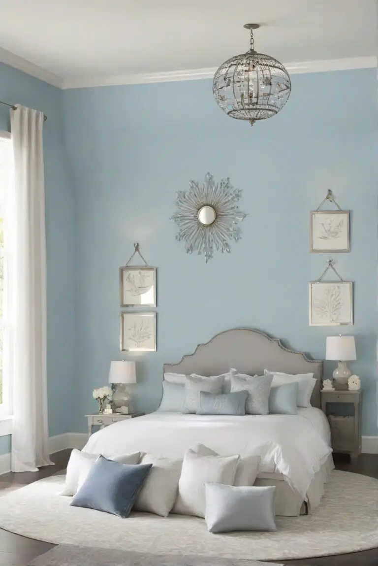 Blue Bauble (SW 9162): Deep Blues for a Moody, Elegant Bedroom Escape!