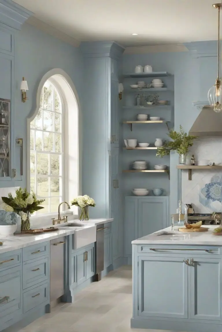 Buxton Blue: Bold Statement by Benjamin Moore – Touch of 2024 for Your Kitchen?