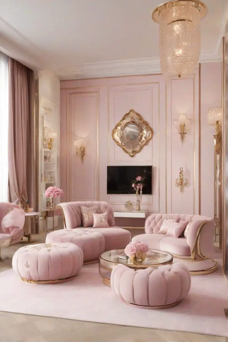 Chic & Elegant Apartment Trends: Girly Glamour 2024’s Inspirations