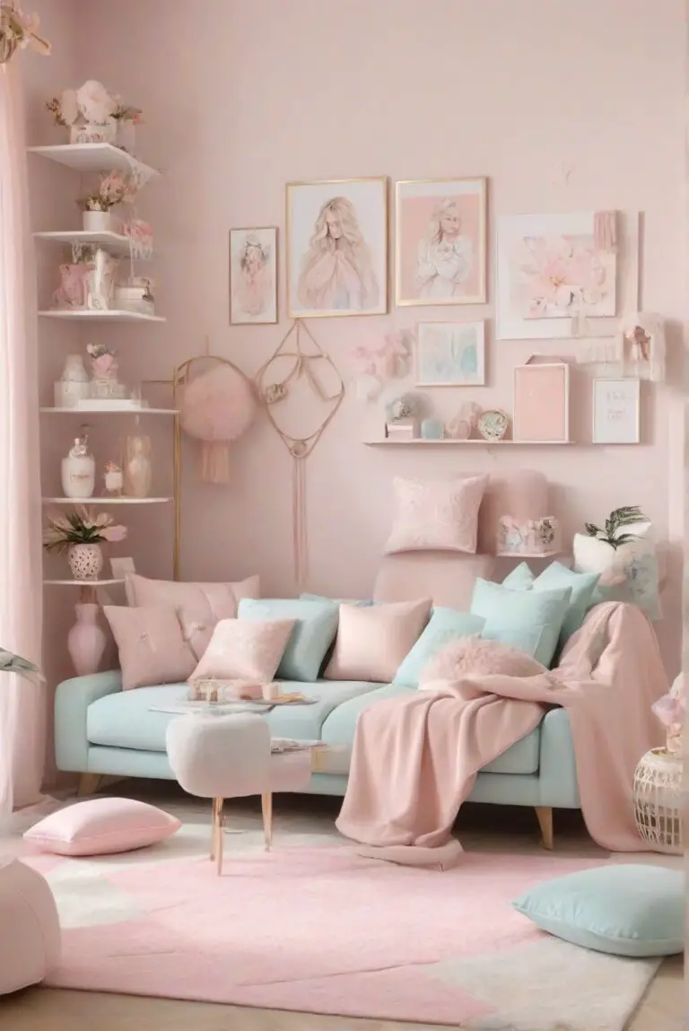 Chic Trends for Pastel Dreams: Girly Apartment Decor 2024