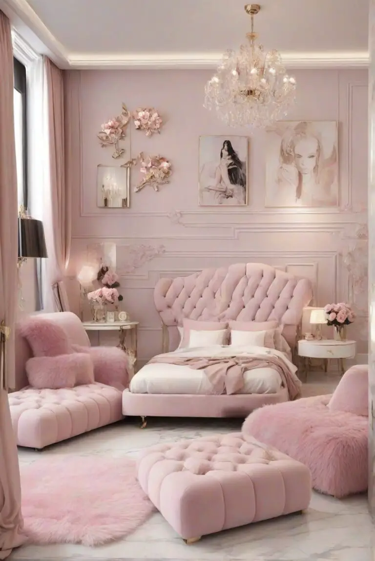 Chic and Luxurious Trends for Girly Glamour: Apartment Decor 2024