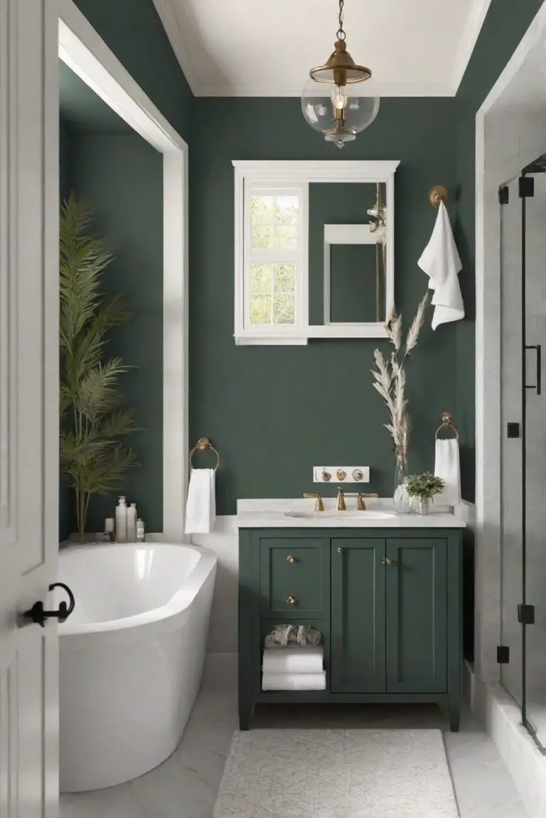 Dard Hunter Green Haven: Deep Serenity for Your Bathroom (SW 0041)