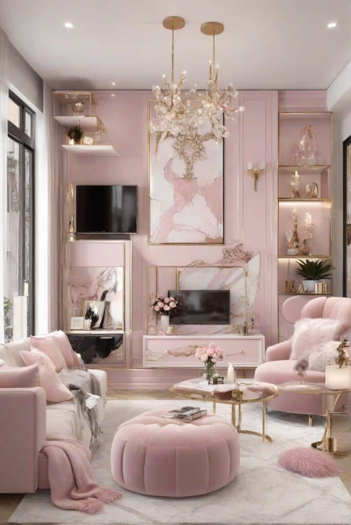 Defining Elegant and Trendy Apartment Decor Trends for Girly Glamour in ...