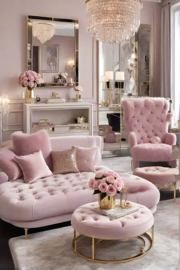 Defining Luxurious Girly Glamour: Apartment Decor Trends 2024