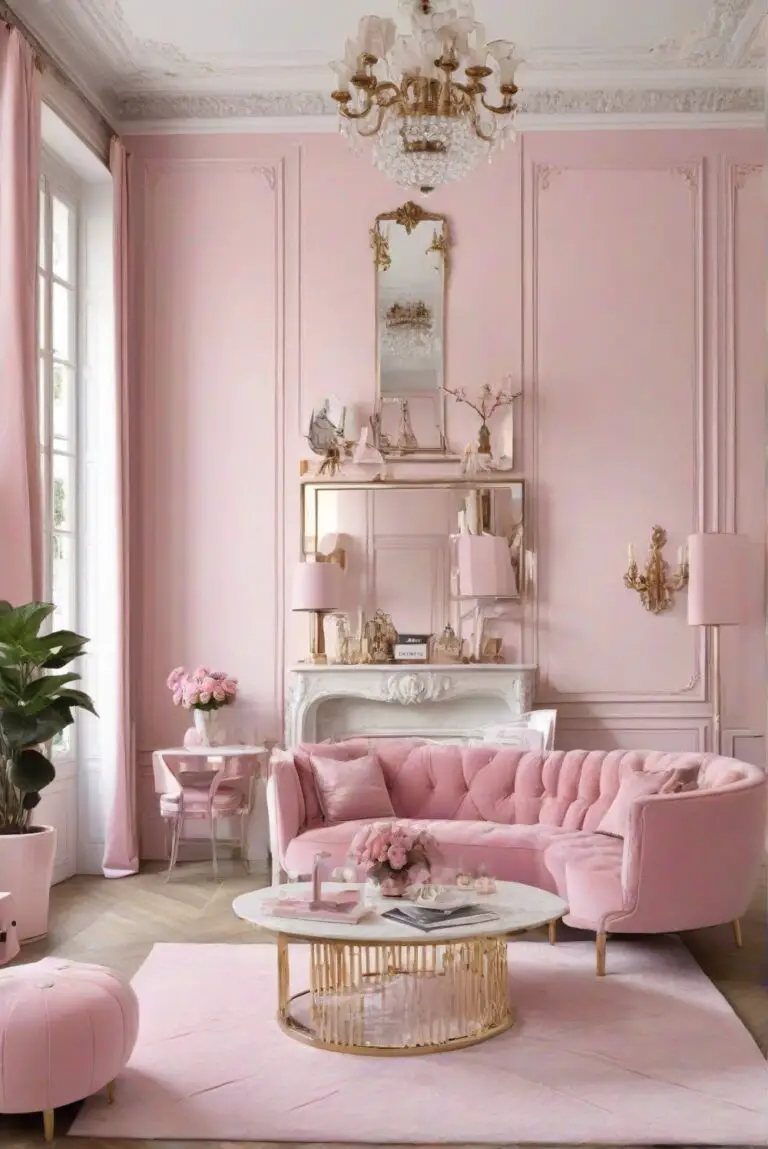 Defining Stylish Parisian Perfection: Girly Apartment Decor Trends 2024