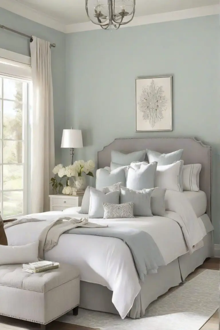 Distant Gray (SW 9167): Distant Grays Adding Serenity to Your Bedroom Oasis!