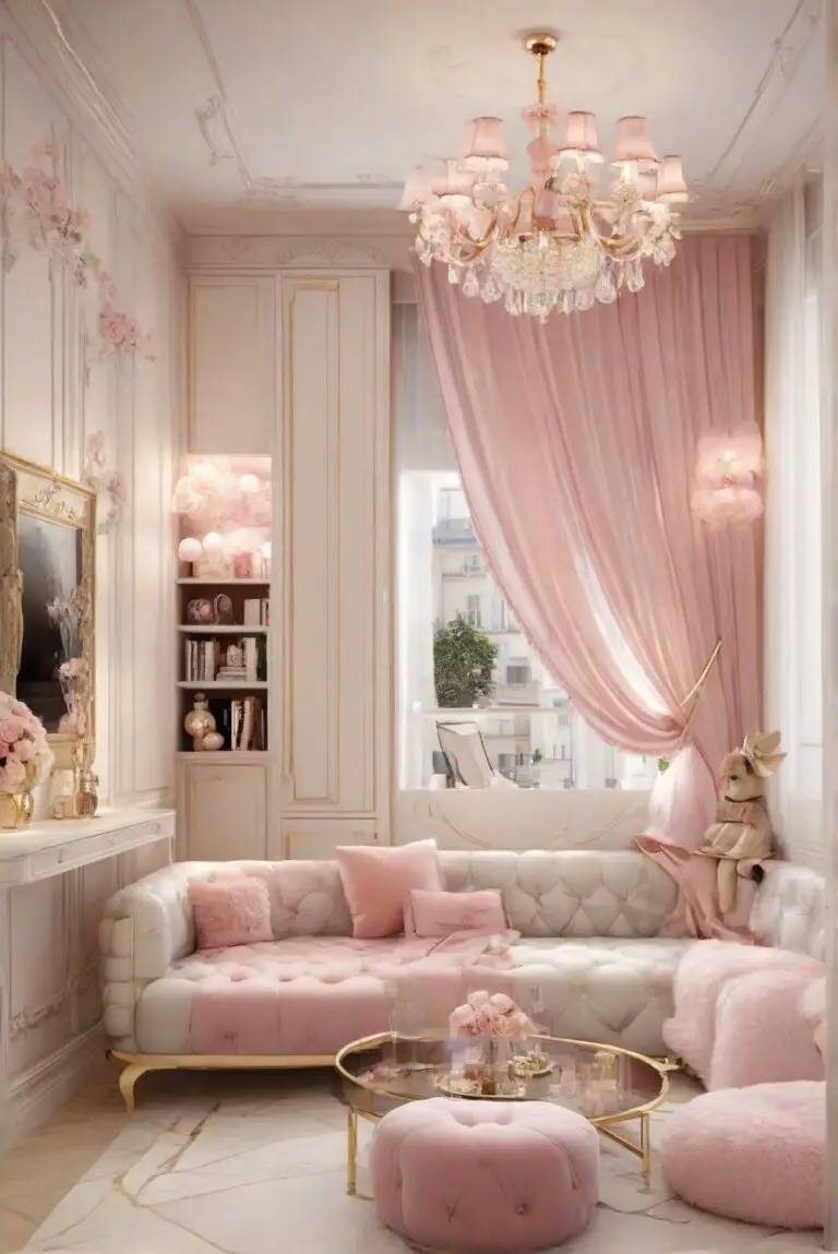 Elegant & Whimsical Apartment Trends: Girly Glamour 2024’s Ideas