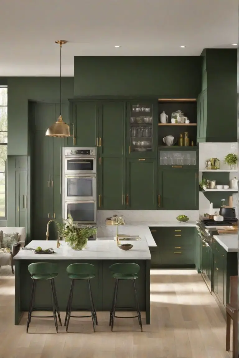 Essex Green HC-188: Luxurious Greens by Benjamin Moore – Your Kitchen’s Ambiance in 2024?