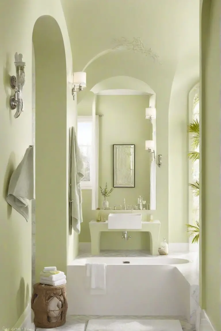 Euphoric Lime Oasis: Zesty Refreshment for Your Bathroom (SW 6435)