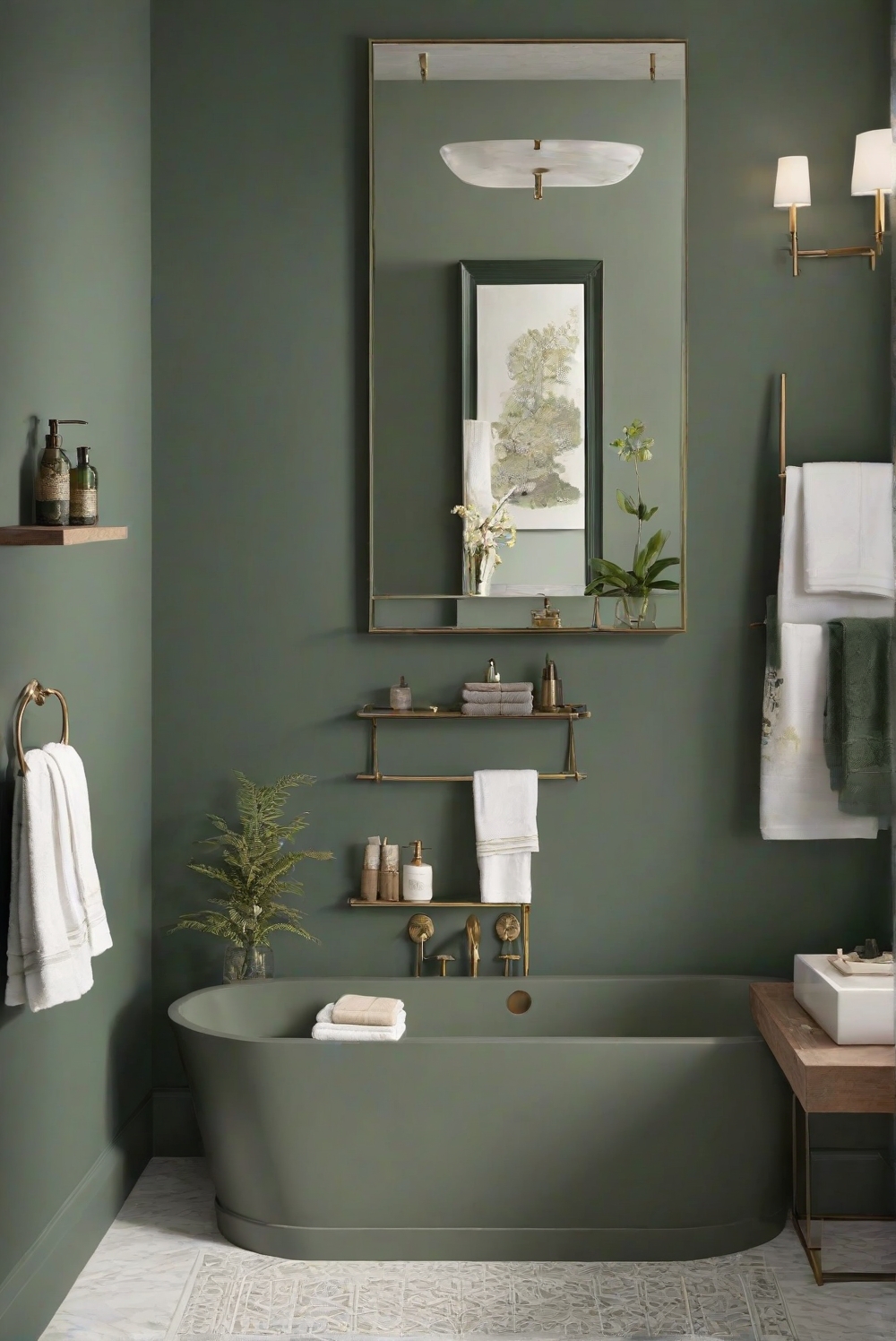 green interior design, serene bathroom decor, calming home design, nature-inspired interiors, peaceful bedroom design, eco-friendly home decor, botanical home design home decorating, home interior, home interior design, home decor interior design, space planning, interior design space planning, decorating interiors