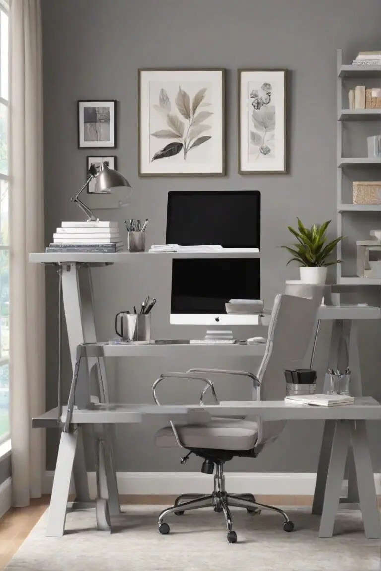 Gray Cashmere (2138-60): Soft Charm for a Productive Home Office