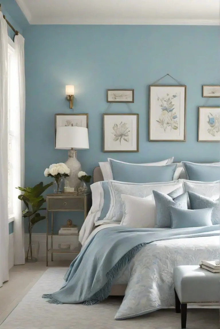 Halcyon Blue (SW 6219): Halcyon Depths Bringing Serenity to Your Bedroom!