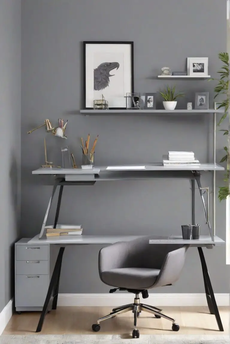 Horizon Gray: Merging the Sky and Sea in Your Home Office Oasis