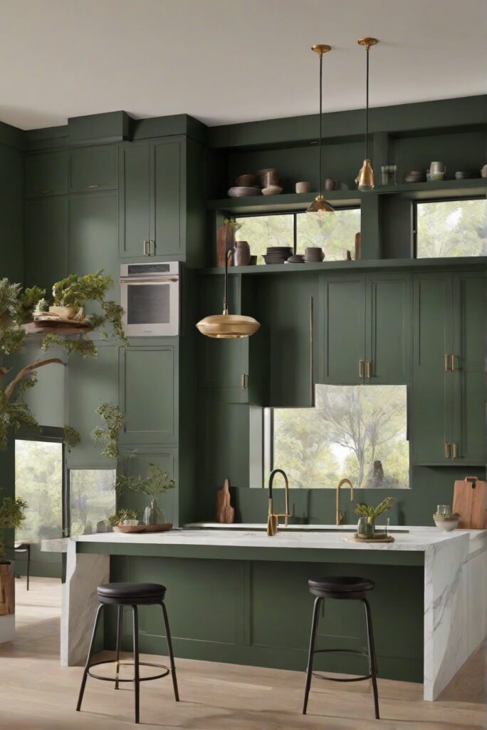 Hunter Green 2041-10: Elegant Elegance by Benjamin Moore - Captivating ...