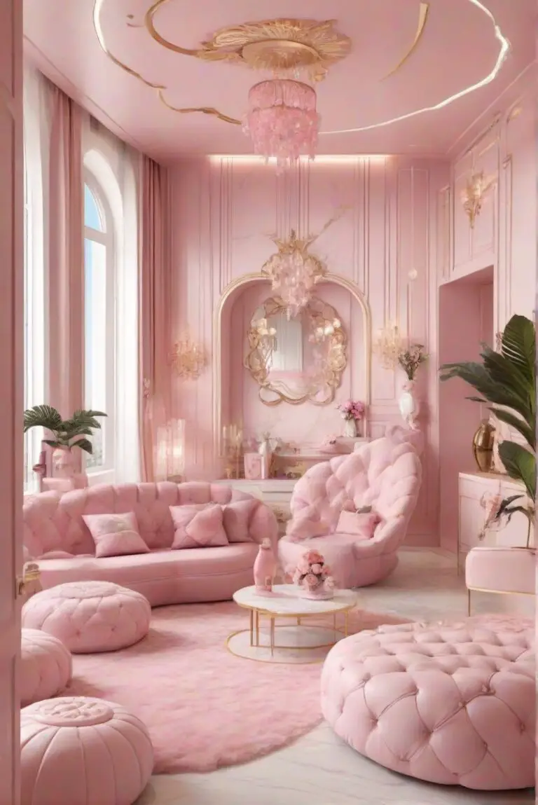 Luxurious and Stylish Trends for Girly Apartment Decor in 2024’s Pink Paradise