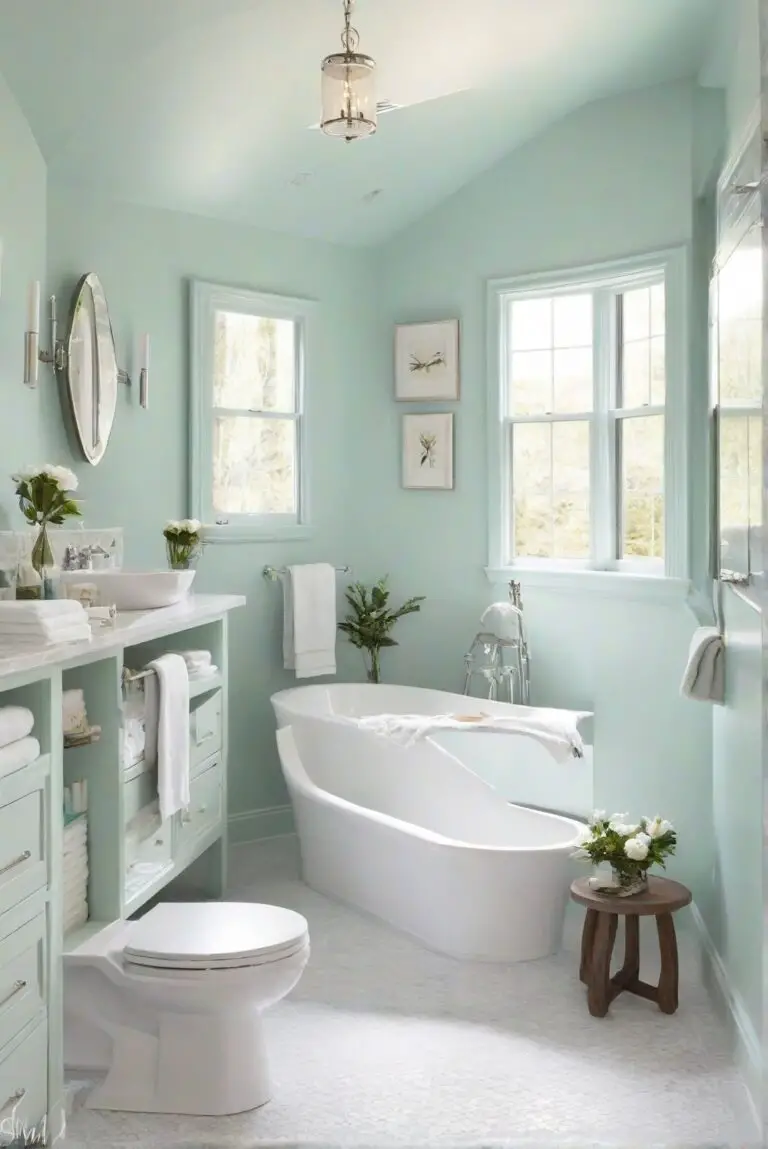 Mint Condition Magic: Fresh and Serene (SW 6743) – 2024 Bathroom Bliss!