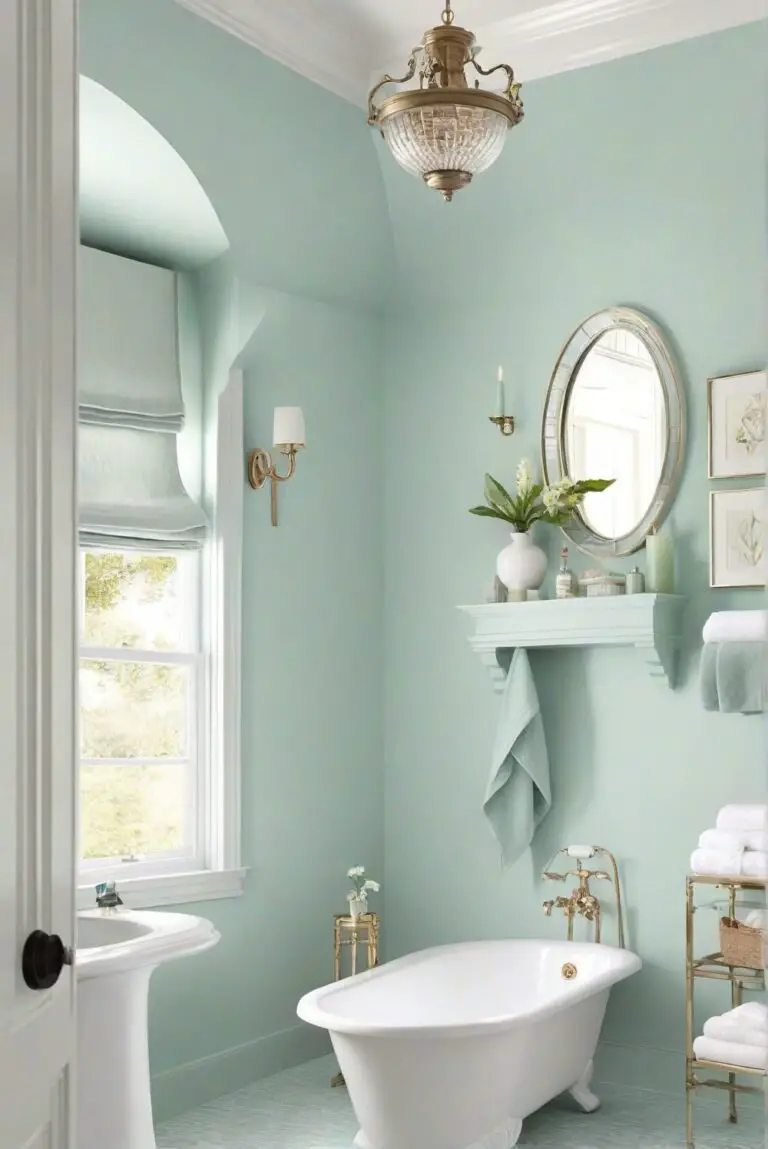 Minty Fresh Oasis: A Refreshing Escape for Your Bathroom (SW 6461)