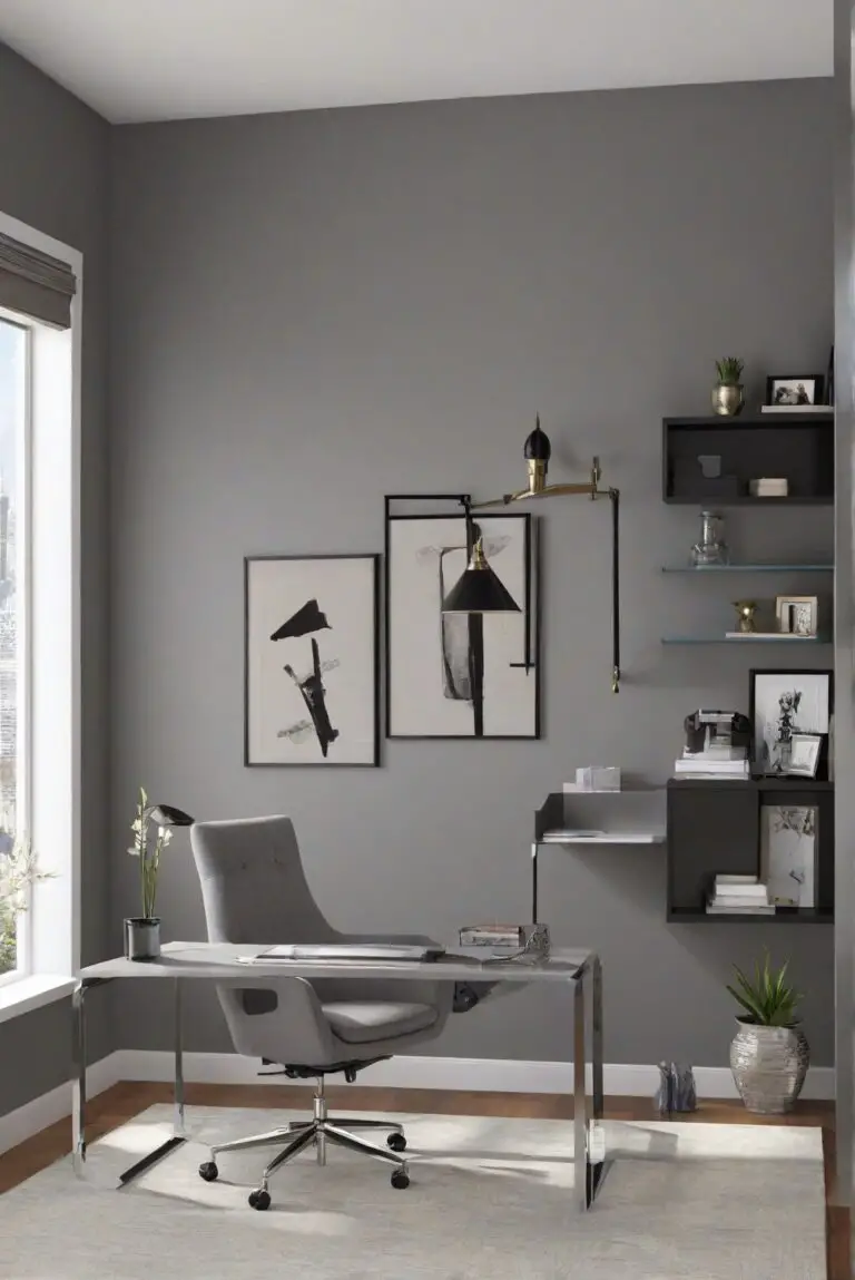 Modern Gray: Sleek and Stylish for a Contemporary Workspace