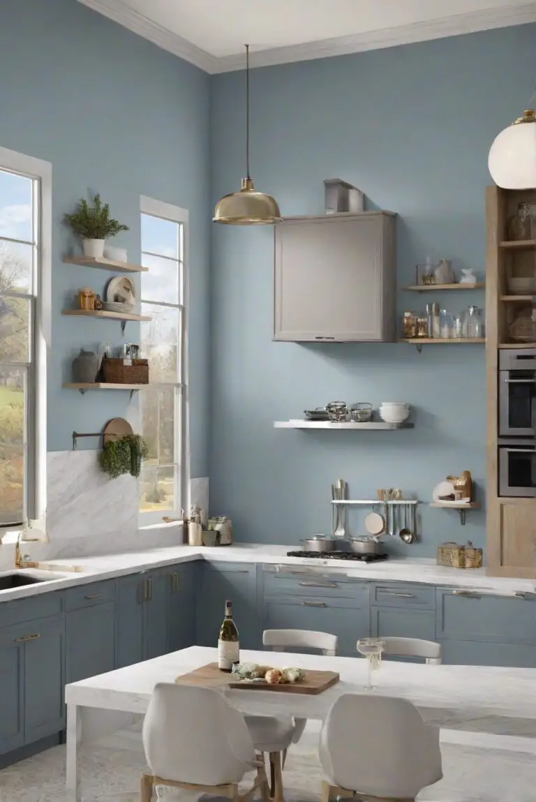 November Skies: Dreamy Blues by Benjamin Moore – Transforming Your Kitchen in 2024?