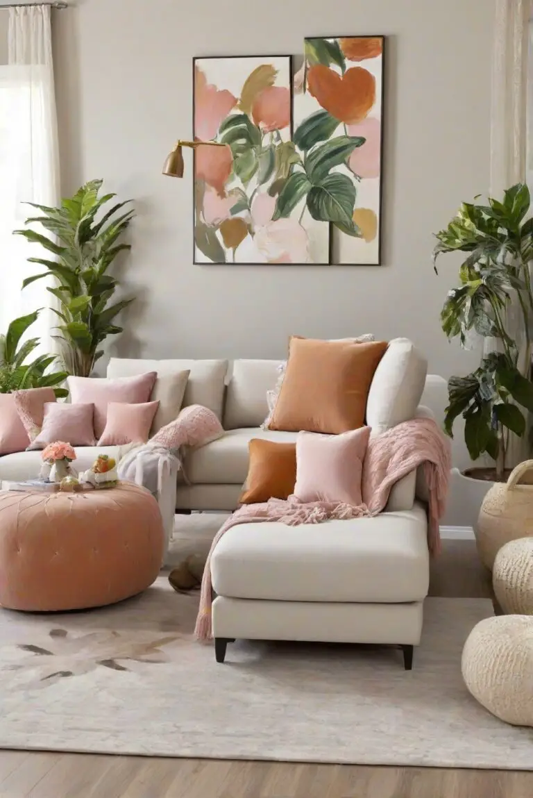 Organic Orange (SW 6875) Sunshine: Best Living Room Color of 2024!