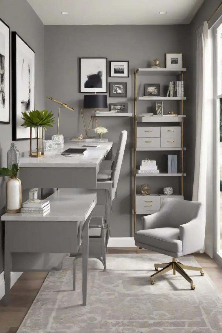 Repose Gray: A Relaxing Hue for Your Home Office Sanctuary
