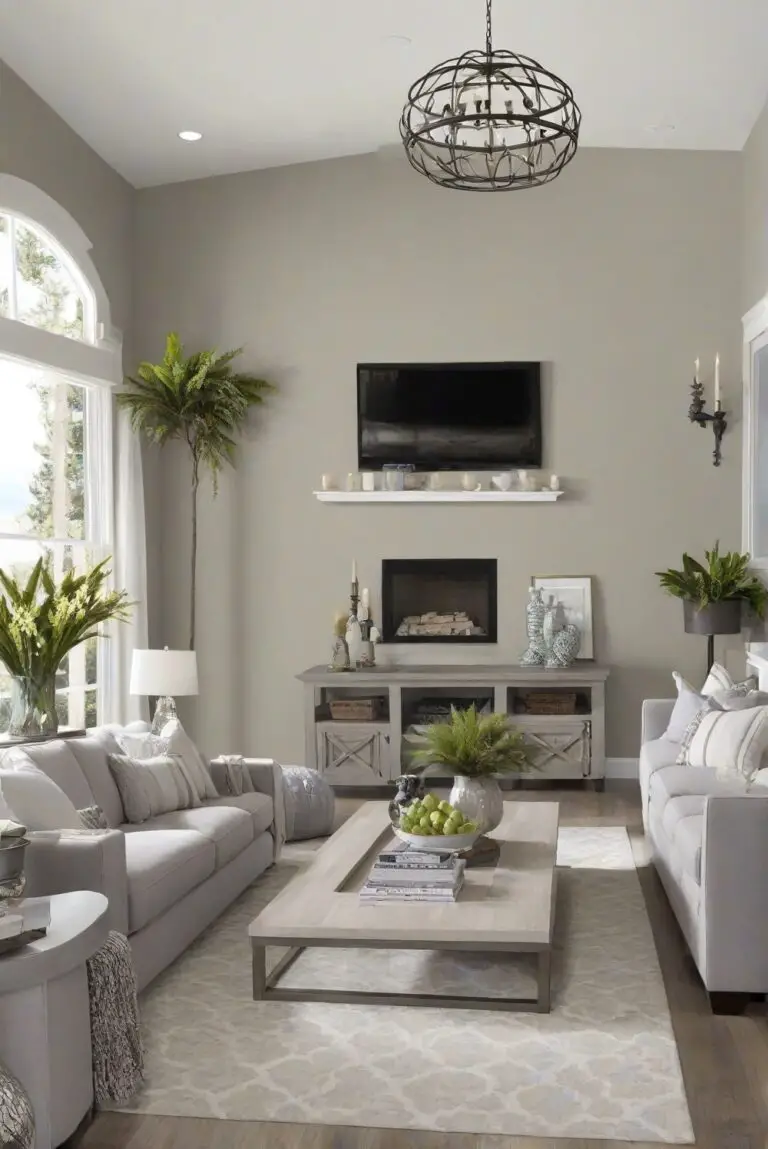 SW Anew Gray (7030) Living Room Refresh: Best Color Combo 2024!