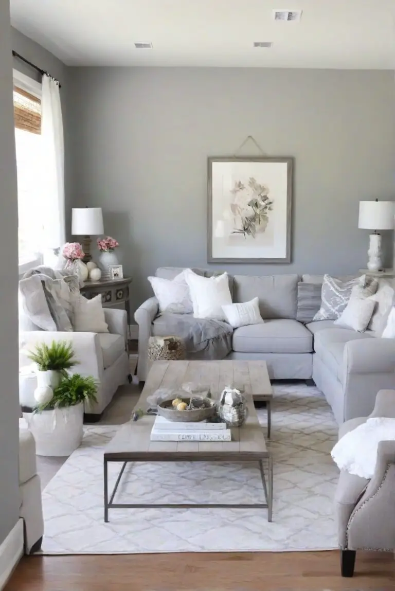 SW Light French Gray (0055) Living Room Serenity: Top Pick 2024!