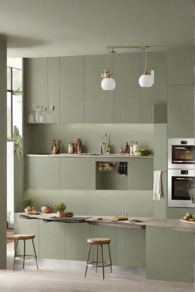 Sage Tint 2144-50: Benjamin Moore’s Tranquil Sage – Your Modern Kitchen in 2024?