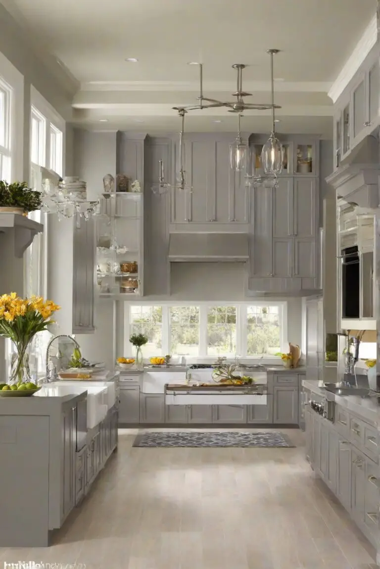 Sandy Hook Gray: Neutral Ground by Benjamin Moore – Does it Anchor Your Kitchen in 2024?