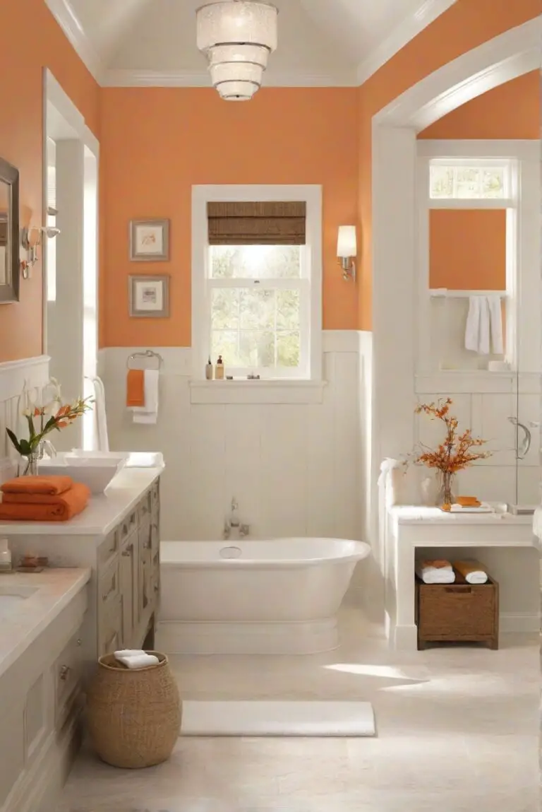 Tangerine Dream Escape: Vibrant Serenity for Your Bathroom (BM 2012-30)