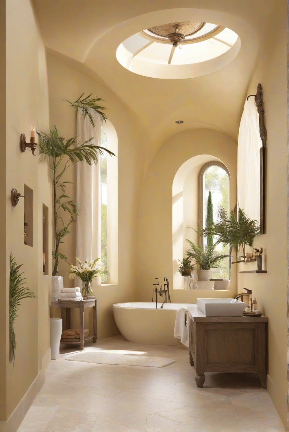 Tuscan Sun Serenade, bathroom design, radiant bliss, bathroom decor, bathroom interior design, luxurious bathroom, spa-inspired bathroom