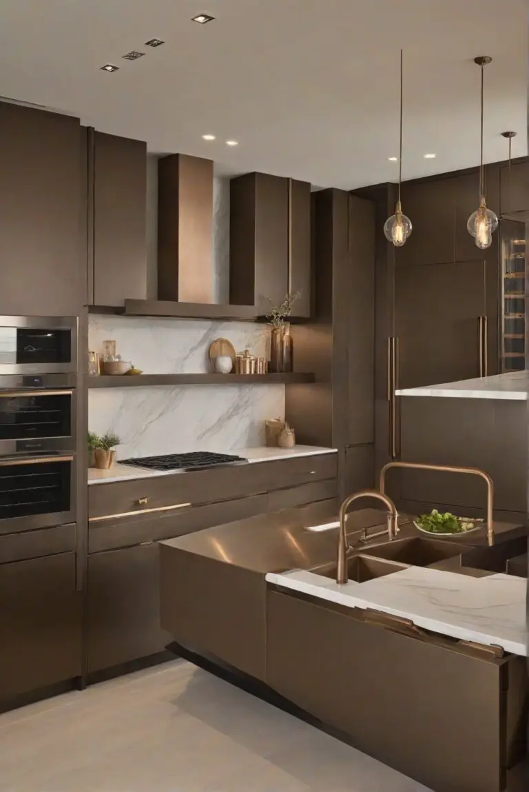 Urban Bronze: Modern Chic – SW’s 2024 Contemporary Charm for Your Kitchen?