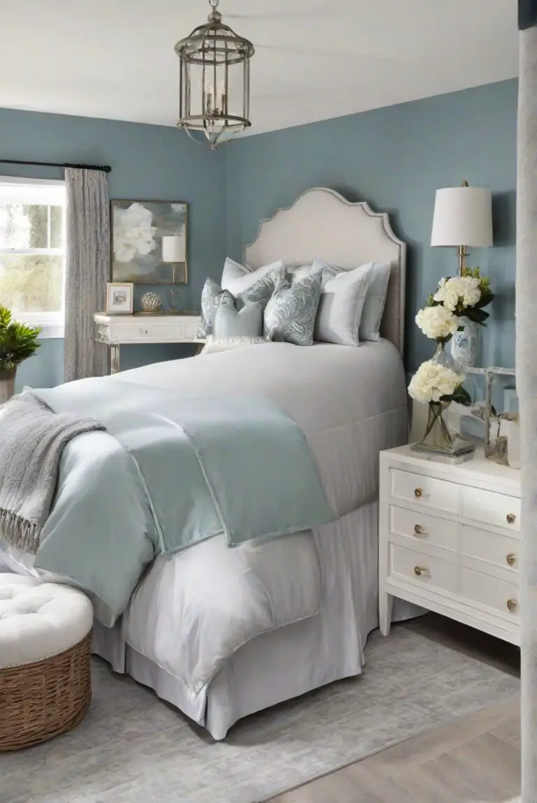 Watery (SW 6478): Subtle Blues Creating a Calm Escape in Your Retreat!