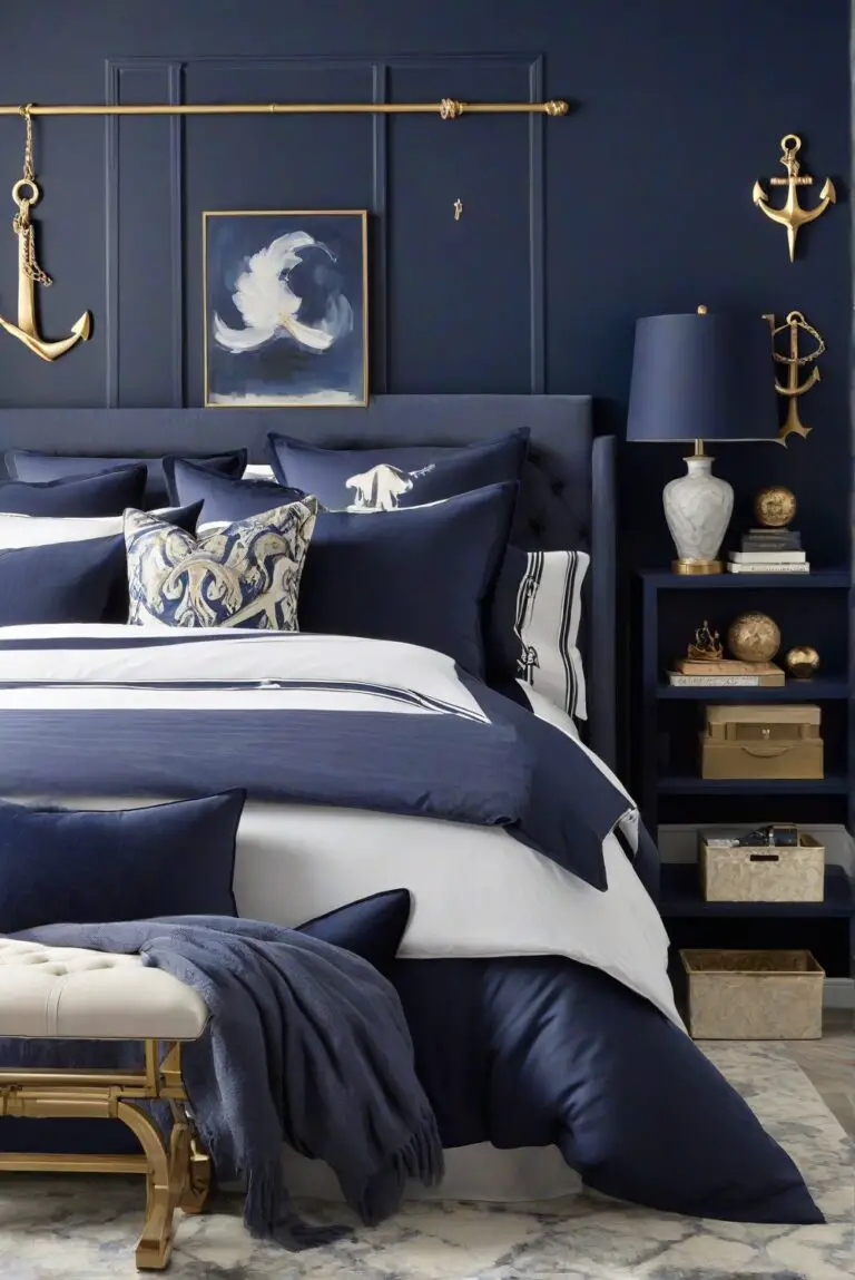 Anchors Aweigh (SW 9179): Set Sail to Sophistication in Your Moody Bedroom!