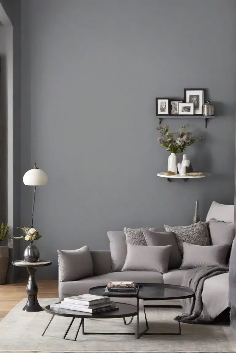 BM Deep Silver (2124-30) Living Room Sophistication: Best Color 2024!